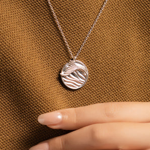Fareastjewelry,Handmade Necklace ,Silver,Light and Shadow series