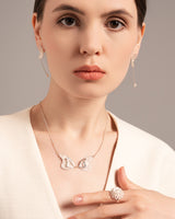 Fareastjewelry,Handmade Necklace,Silver,Love Butterfly series