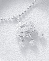 Fareastjewelry,Handmade Necklace,Silver,Lucky Lock series