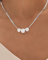 Fareastjewelry,Handmade Necklace,Silver,Moonlight series