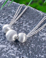Fareastjewelry,Handmade Necklace,Silver,Moonlight series