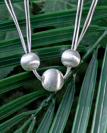 Fareastjewelry,Handmade Necklace,Silver,Moonlight series