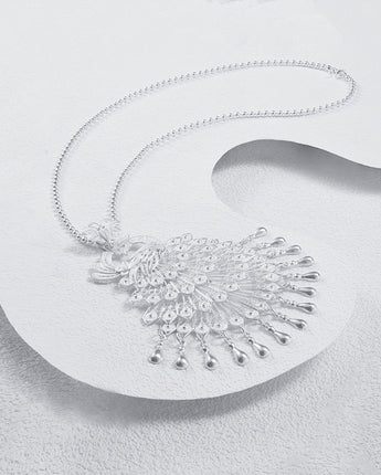 Fareastjewelry,Handmade Necklace,Silver,Mystical Phoenix series