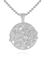 Fareastjewelry,Handmade Necklace,Silver,Orchid Butterfly Dream series