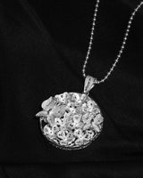 Fareastjewelry,Handmade Necklace,Silver,Orchid Butterfly Dream series