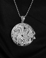 Fareastjewelry,Handmade Necklace,Silver,Orchid Butterfly Dream series