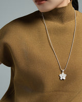 Fareastjewelry,Handmade Necklace,Silver,Pure Lotus series