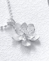 Fareastjewelry,Handmade Necklace,Silver,Pure Lotus series