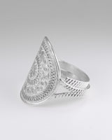Fareastjewelry,Handmade Ring,Silver,Drumbeat series