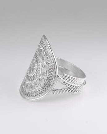 Fareastjewelry,Handmade Ring,Silver,Drumbeat series