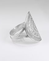 Fareastjewelry,Handmade Ring,Silver,Drumbeat series