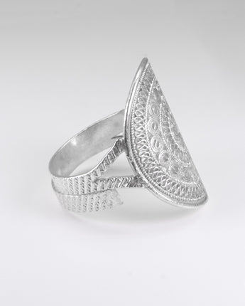 Fareastjewelry,Handmade Ring,Silver,Drumbeat series