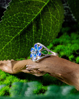 Fareastjewelry,Handmade Ring,Silver&Enamel,Spring Fairy series