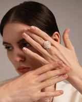 Fareastjewelry,Handmade Ring,Silver,Flower Cluster series