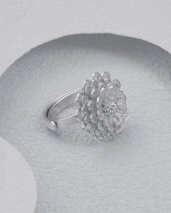 Fareastjewelry,Handmade Ring,Silver,Flower Cluster series