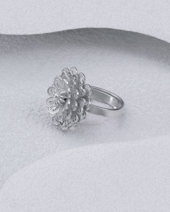 Fareastjewelry,Handmade Ring,Silver,Flower Cluster series