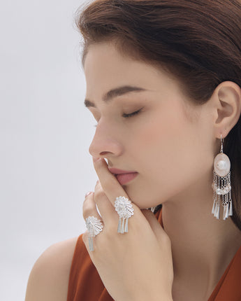 Fareastjewelry,Handmade Ring,Silver,Phoenix Chasing series