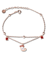 Handmade Bracelet,Silver&Crystal, Christmas Dream series