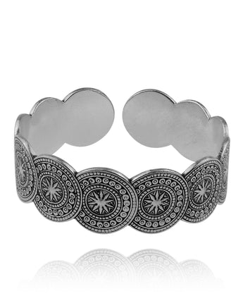 Handmade Bracelet,Silver,Sun Drum Rhyme series
