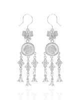 Handmade Earrings,Silver,Butterfly Love series