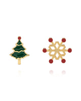 Handmade Earrings, Silver, Christmas Dream series