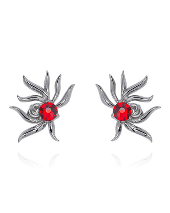 Handmade Earrings,Silver&Crystal,Bloom Of Dreams series