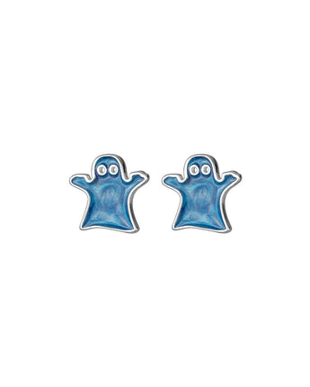 Handmade Earrings,Silver,Halloween Lovely ghost