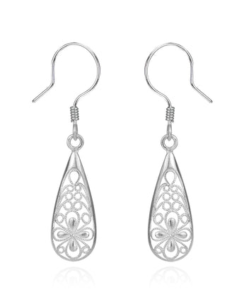 Handmade Earrings,Silver, Morning Dew Series