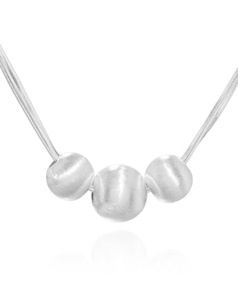 Handmade Necklace,Silver,Moonlight series