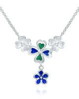 Handmade Necklace,Silver&Enamel,Spring Elf series - fareastjewelry