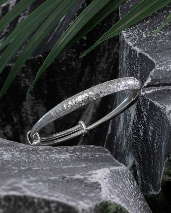 Handmade Bracelet,Silver,Crushed Silver series - fareastjewelry