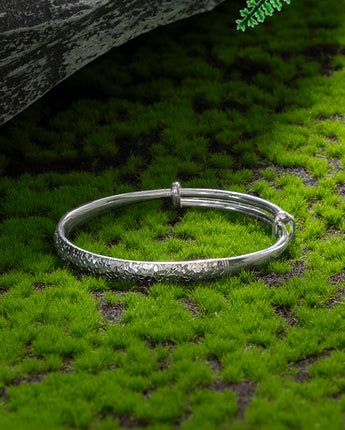 Handmade Bracelet,Silver,Crushed Silver series - fareastjewelry