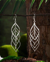 Handmade Earrings,Silver,Modern Art series - fareastjewelry