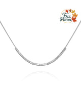 Handmade Necklace,Silver,Crushed Silver series - fareastjewelry