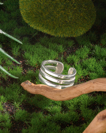 Handmade Ring,Silver,World Trio series - fareastjewelry