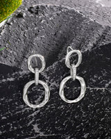 Handmade Earrings,Silver,World Trio series - fareastjewelry