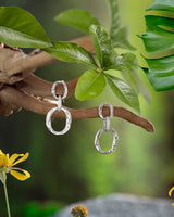 Handmade Earrings,Silver,World Trio series - fareastjewelry