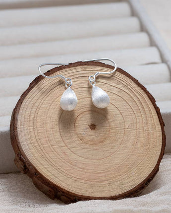 Handmade,Silver Raindrop Earring,Dream series - fareastjewelry