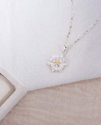 Handmade Necklace,Silver Lotus,Dream series - fareastjewelry
