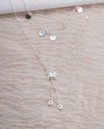 Handmade,Silver Butterfly Necklace,Dream series - fareastjewelry