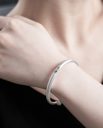 Handmade,Silver "Ping An" Bracelet,,Dream series - fareastjewelry