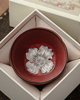 Persimmon,Silver Blossom Chalice series - fareastjewelry
