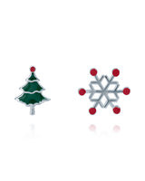Handmade Earrings, Silver, Christmas Dream series - fareastjewelry