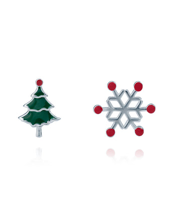 Handmade Earrings, Silver, Christmas Dream series - fareastjewelry