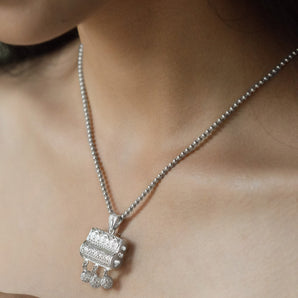 fareastjewelry,Handmade Necklace,Silver,Seize Happiness series