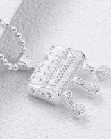 fareastjewelry,Handmade Necklace,Silver,Seize Happiness series