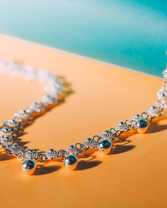 fareastjewelry,Handmade Necklace,Silver,Stars series
