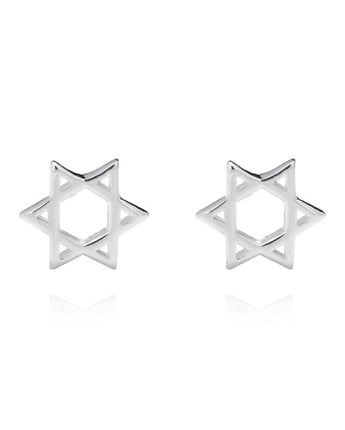 fareastjewelry Silver Earrings Eternal Star