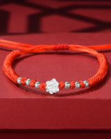 Handmade，Silver Lotus Bracelet，Distant Mountains series - fareastjewelry