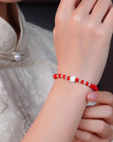 Handmade，Silver Lotus Bracelet，Distant Mountains series - fareastjewelry